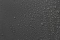 Many water drops on grey background Royalty Free Stock Photo