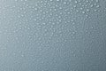 Many water drops on grey background Royalty Free Stock Photo