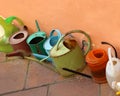 many watering cans