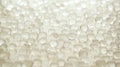 Many white gel marbles on white Royalty Free Stock Photo