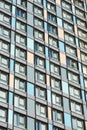 Many windows of multistorey building