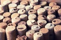 Many wine corks texture Royalty Free Stock Photo