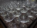 Group of wine Glasses on counter