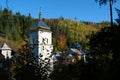 Manyava Skete of Exaltation of Holy Cross in Carpathian mountains, Ukraine Royalty Free Stock Photo