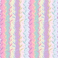 Manycolored twigs seamless pattern