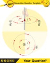 Physics, Magnetic field, Electromagnetic field and magnetic force, Polar magnet schemes, Educational magnetism physics vector, Mag Royalty Free Stock Photo