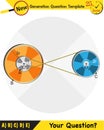 Physics, Uniform circular motion with changing position and velocity vectors and angles