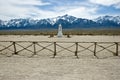 Manzanar monument Royalty Free Stock Photo
