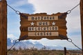 Manzanar War Relocation Center sign