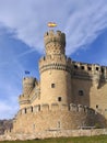 Manzanares el Real Castle Royalty Free Stock Photo