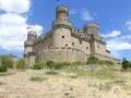 MANZANARES EL REAL CASTLE Royalty Free Stock Photo