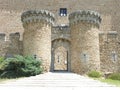 MANZANARES EL REAL CASTLE Royalty Free Stock Photo
