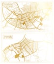 Manzanillo and Las Tunas Cuba City Map Set