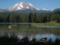 Manzanita Lake, Lassen Volcanic National Park Royalty Free Stock Photo