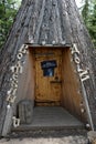 Magic house on the Malaya Sinyukha Mountain in the Altai Mountains