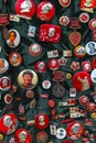 Mao's badges Royalty Free Stock Photo