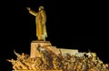 Mao Statue Heroes Zhongshan Square Shenyang China Night