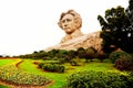 The Mao Zedong carving in Juzizhou island Royalty Free Stock Photo