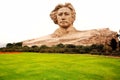 The Mao Zedong carving in Juzizhou island Royalty Free Stock Photo