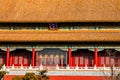 Mao Zedong is hung in the Forbidden City Tiananmen Gate Tower in Beijing China