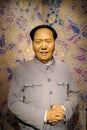 Mao Zedong at Madame Tussauds, Singapore wax, figure Royalty Free Stock Photo