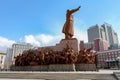 Mao Zedong Sculpture in Zhongshan Square