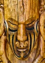 Maori Ancestral Board Royalty Free Stock Photo