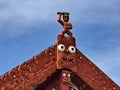 Maori art in a community building