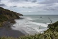 Maori bay overview Royalty Free Stock Photo