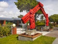 Maori Carved Gate, New Zealand Royalty Free Stock Photo