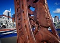 Maori Carving Auckland Royalty Free Stock Photo