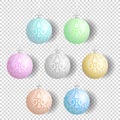 Maori koru colored frosted xmas bauble decoration ball for Christmas tree banner