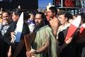 Maori people traditional greeting . 20 Sep 2011