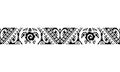 Maori polynesian tattoo border with turtle tribal sleeve pattern vector. Seamless pattern. Royalty Free Stock Photo