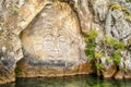 Maori Rock Carving