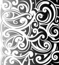 Maori style ornament Royalty Free Stock Photo