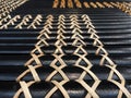 Maori weaving artwork