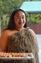 Maori woman smiling