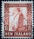 Penny halfpenny issue of New Zealand stamps from the 1930s