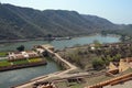 Maota Lake, Amber Fort, Jaipur, Rajasthan, India Royalty Free Stock Photo