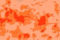 Map abstract background in warm colors