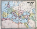 Map of the ancient Roman Empire Royalty Free Stock Photo