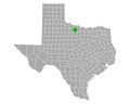 Map of Archer in Texas