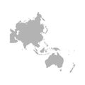 Map of Asia Pacific. - Vector