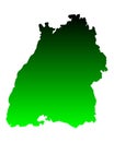 Map of Baden-Wuerttemberg