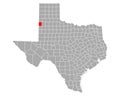 Map of Bailey in Texas