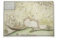 Map of Barcelona 1700, Catalonia, Spain