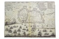 Map of Barcelona, 1697. Citadel attacked from sea