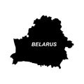 Map of Belarus icon design Royalty Free Stock Photo