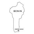 Map of benin